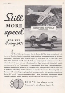 1933 Boeing 247 velivoli annuncio 1/22/2023i - Foto 1 di 1