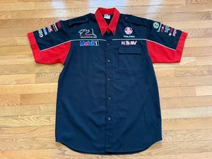 Vintage World Rally Car WRC Holden Racing Team Pit Crew Mechanic Shirt Men sz L - Picture 1 of 4