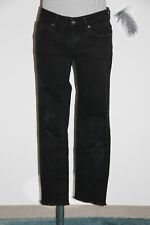 Carino jeans Slim Fit Nero Boss Arancione Modello Lunja Taglia 36/38 Fr Nuovo