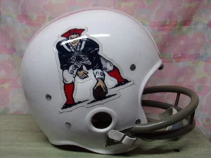 NEW ENGLAND PATROITS T/B "RK" UNSIGNED 2BAR F/S HELMET - Picture 1 of 5