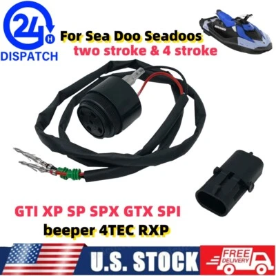 Zumbador Beeper alarma de advertencia para Sea Doo GTX GTI GS GSX RX DI XP SP RXPg 97-2001 Foto 1 de 4