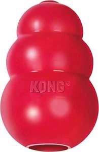 Kong Classic Puppy Dog Treat Toy Toughest Rubber Chew - FREE & FAST POSTAGE - Picture 1 of 14