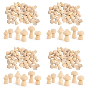 120 Stück unbehandelter Holzpilz 6 Größen natürliche Holzpilze2882 - Bild 1 von 5
