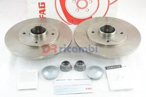 KIT DISCHI FRENO POST. CON CUSCINETTI PER RENAULT CLIO II 12 THALIA FAG 71353109 - Picture 1 of 6