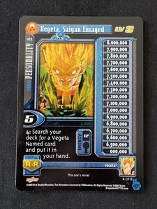 Vegeta, Saiyan Enraged 102 Alt Foil Limited Dragonball GT Score Z - Picture 1 of 2