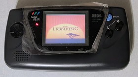 Sega Game Gear Handheld Console - Recapped w/ Glass Lens & Lion King Game