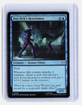 Doc Ock's Henchmen MTG Marvel's Spider-Man #30 Foil Common - Image 1 of 2