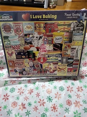 I Love Baking  1000 Peice Puzzle , From White Mountain  - Image 1 of 4