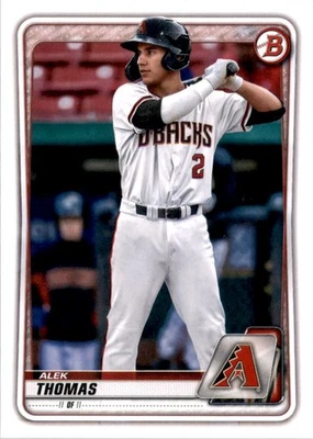 2020 Bowman Draft Baseball Card #BD195 Alek Thomas - Image 1 of 2