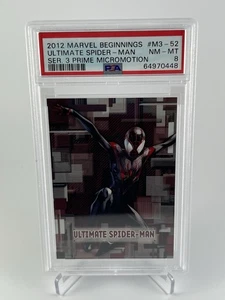 Ultimate Spider-Man 2012 Marvel Beginnings #M3-52 Prime Micromotion PSA 8 - Picture 1 of 2