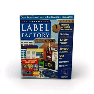 Label Factory Deluxe Neu mit CD Beschriftung Starter Kit - Bild 1 von 6