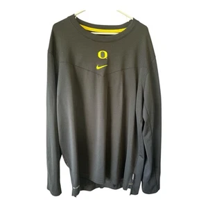 Nike On-field University Of Oregon Ducks Long Sleeve Dri-Fit Black 2XL - Picture 1 of 6