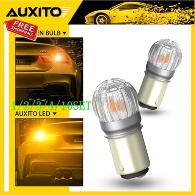 1157 Ámbar Amarillo LED Indicador de Señal de Giro Bombilla de Estacionamiento CANBUS 1~10Set Foto 1 de 4