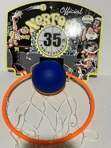 OFFICIAL NERF Basketball Hoop 35th ANNIVERSARY - 2004 Hasbro NERFOOP With BALL - Picture 1 of 6