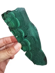 Malachit Platte aus dem Kongo 122,6 Gramm - Bild 1 von 5