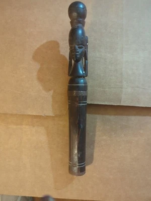 Antique Handmade South African Maasai Tribe Wood Carved Blade Knife - Image 1 of 4