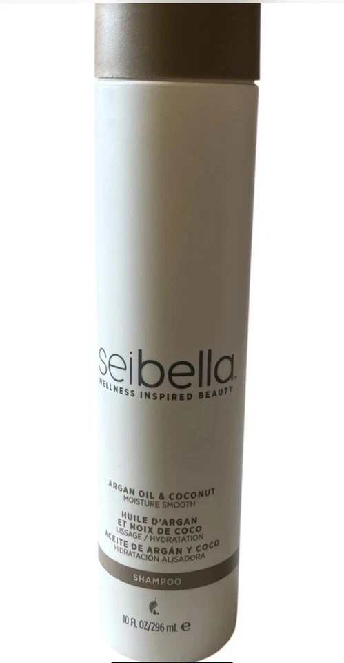 SeiBella Melaleuca Argan Oil & Coconut Moisture Smooth SHAMPOO 10 oz NEW - Image 1 of 1