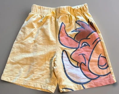 Pantalones Cortos Disney Rey León 5t Jóvenes Niños Niñas Pumba Película Dibujos Animados Amarillo  Foto 1 de 4
