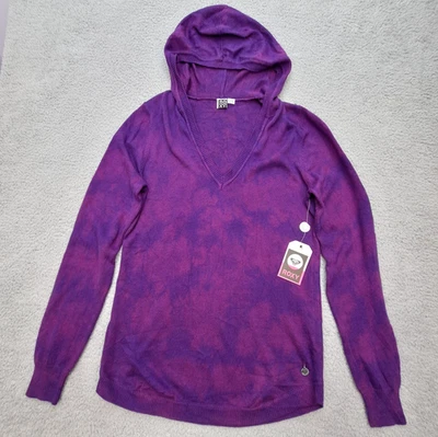 Suéter Roxy Mujer Grande Púrpura Con Capucha Cuello en V Pullover Tejido Nuevo con Etiquetas E467020P6 Foto 1 de 4