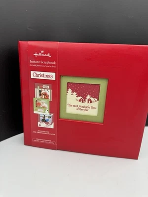 Hallmark Red Holiday Scrapbook/Album Book Scrapbook Album (New) - Image 1 of 4