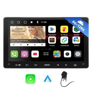ATOTO 9" S8UN Gen3 AI Android Autoradio Auto Bluetooth Navi GPS 6G+128G 4G LTE - Bild 1 von 9