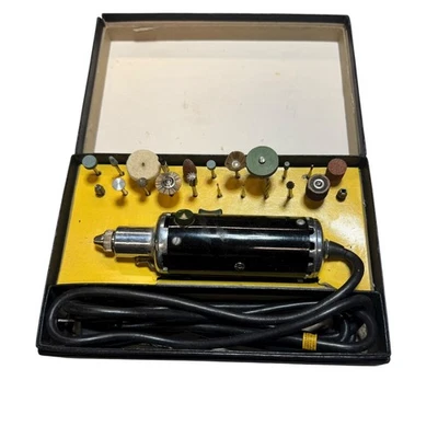Vintage Dremel Tool W/ Box and Accessories 110 Volts AC or DC 88 Watts - Image 1 of 4