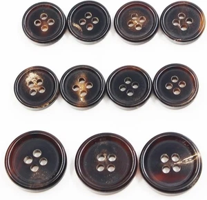 11-teiliges echtes Naturhorn Blazer & Anzüge Knopf Set - für Blazer, Sport... - Bild 1 von 4