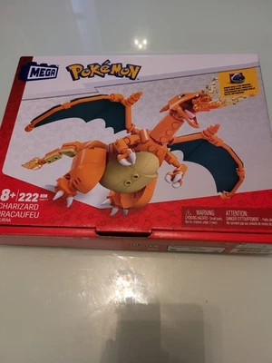 Pokémon : Charizard : Mega Constructs Building Blocks Set : 222pcs : Brand New.  - Image 1 of 4