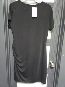 BTFBM Women Black assymetrical Casual Dress XL NEW! - Picture 1 of 5