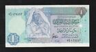 Libya 1 Dinar1988  Muammar Al Ghaddafi  P 54 Bank Note
