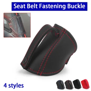 Seat Belt Fastening Buckle Racing Universal Seatbelt Holder Protectors Guide - Picture 1 of 14