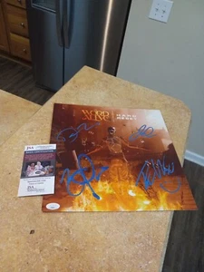 Disco de vinilo The Word ALIVE Rock BAND firmado Hard Reset JSA AT83011 - Imagen 1 de 5