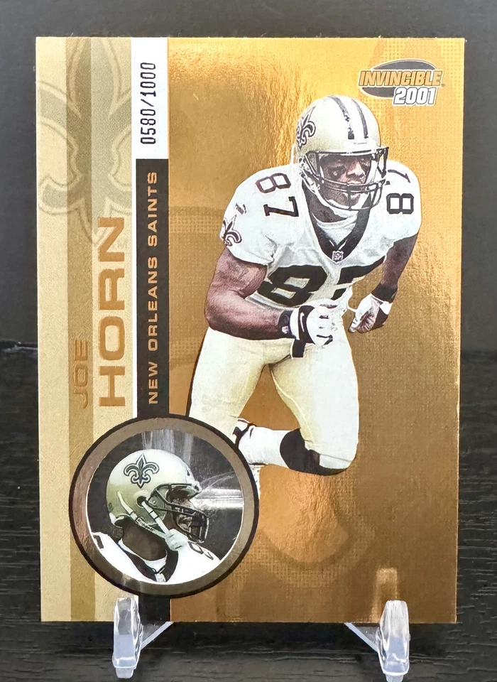 2001 Pacific Invincible #149 Joe Horn #/1000 - Image 1 of 2