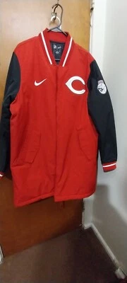  Cincinnati Reds Authentic NIKE Dugout/Bullpen Coat XL Winter Jacket - Image 1 of 4