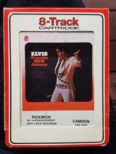 ELVIS PRESLEY FRANKIE &/AND JOHNNY 8 TRACK CASSETTE PICKWICK/CAMDEN CBS-7007 OOP - Picture 1 of 4