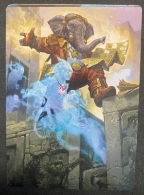 Quintorius Kand Art Card - MTG - Lost Caverns of Ixalan - Misprint Miscut - Image 1 of 2