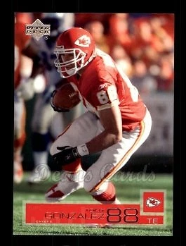 2002 Upper Deck #88 Tony Gonzalez Chiefs HOF California Berkeley 8 - NM/MT - Image 1 of 1