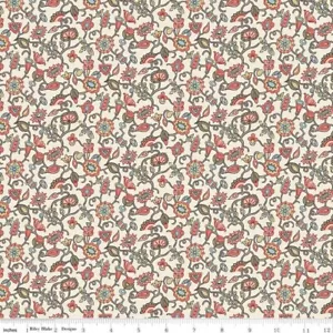 Jane Austen at Home-Margaret - Quilting Fabric Riley Blake 1/2 Yard Floral - Picture 1 of 1