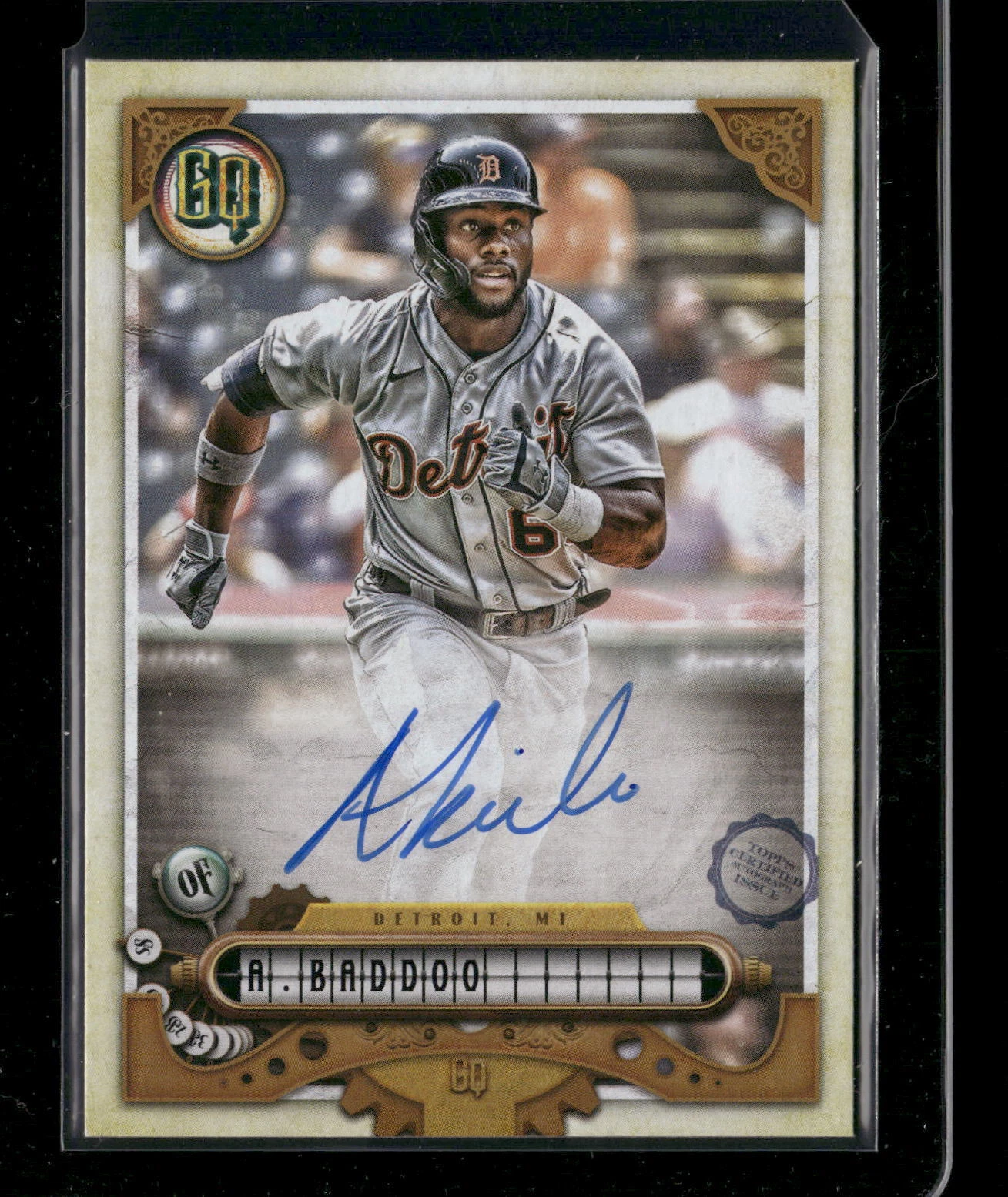 2022 Topps Gypsy Queen #GQA-AB GQ Autographs Akil Baddoo