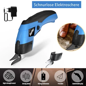 Elektrische Schere Kabelloser Schneider für Handwerk zum Schneiden von Karton - Bild 1 von 12