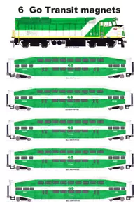GO Transit treno pendolare 6 magneti Andy Fletcher - Foto 1 di 1