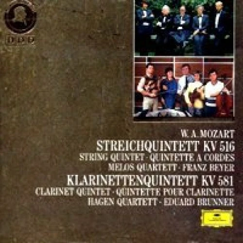Mozart Streichquintett, KV 516/Klarinettenquintett, KV 581 (DG, 1987/88).. [CD] - Bild 1 von 1