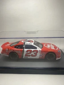 AUTOGRAPHED JIMMY SPENCER #23 NASCAR COLLECTOR CAR W/ COA AND DISPLAY CASE 1998 - Picture 1 of 7