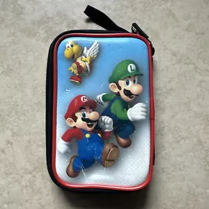 Nintendo 3DS DS DSi XL Super Mario Bros Carrying Case Black - Used OEM Official! - Picture 1 of 12