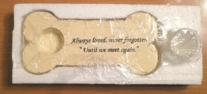NEW Ooooknpc Pet Angel Memories Stone Sympathy Garden Marker Dog Tombstone - Picture 1 of 1