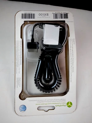 AT&T Car Charger with DualUSB Port for iPhone 4/4S, iPad 1/2 (2AMP) - Black - Image 1 of 2