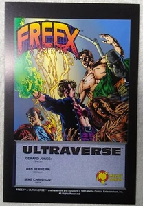 Mini póster publicitario de cómic Malibu Ultraverse Freex de 10,5" 1993 - Imagen 1 de 2
