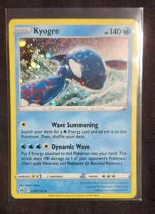 Kyogre SWIRL + ERROR COSMOS HOLO BLEED 36/159 Pokemon TCG Card Promo - Picture 1 of 2