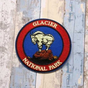 Glacier National Park Patch Embroidered Iron-on Applique Nature Badge Animal - Picture 1 of 16