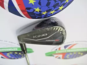 new left hand cobra forged tec black 4 iron kbs hi-rev 2.0 125 steel stiff flex - Picture 1 of 5